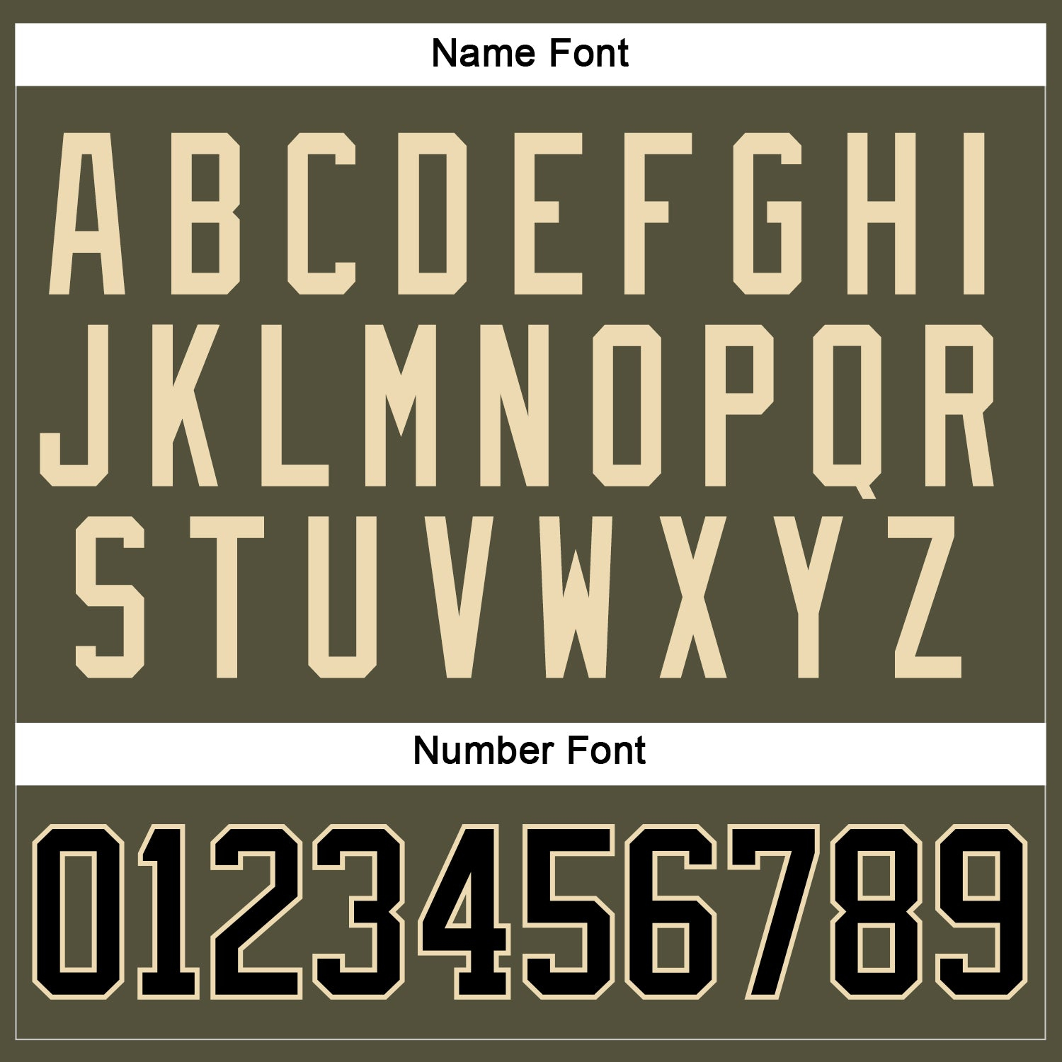 Custom Olive Black-Cream Salute To Service Hockey Jersey