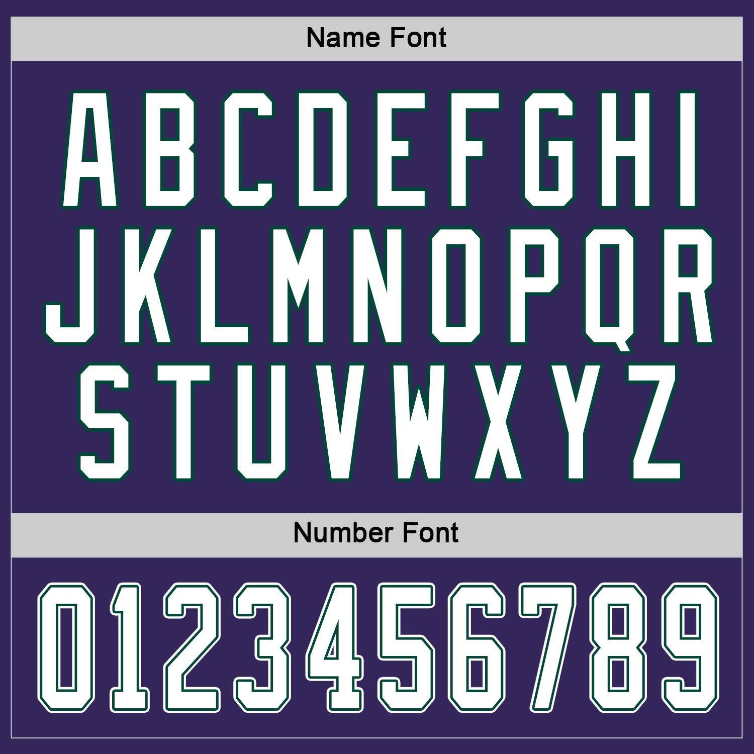 Custom Purple White-Green Hockey Jersey