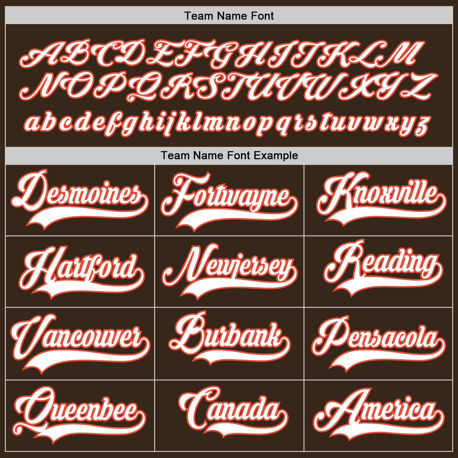 Custom Brown White-Orange Hockey Jersey