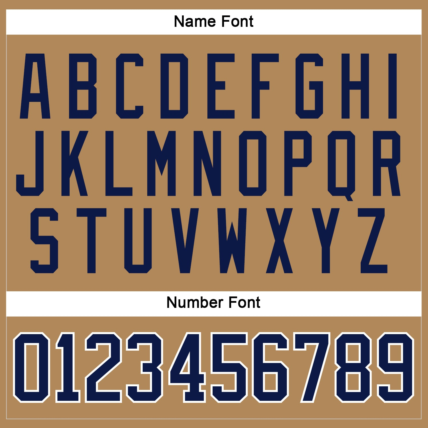 Custom Old Gold Navy-White Hockey Jersey