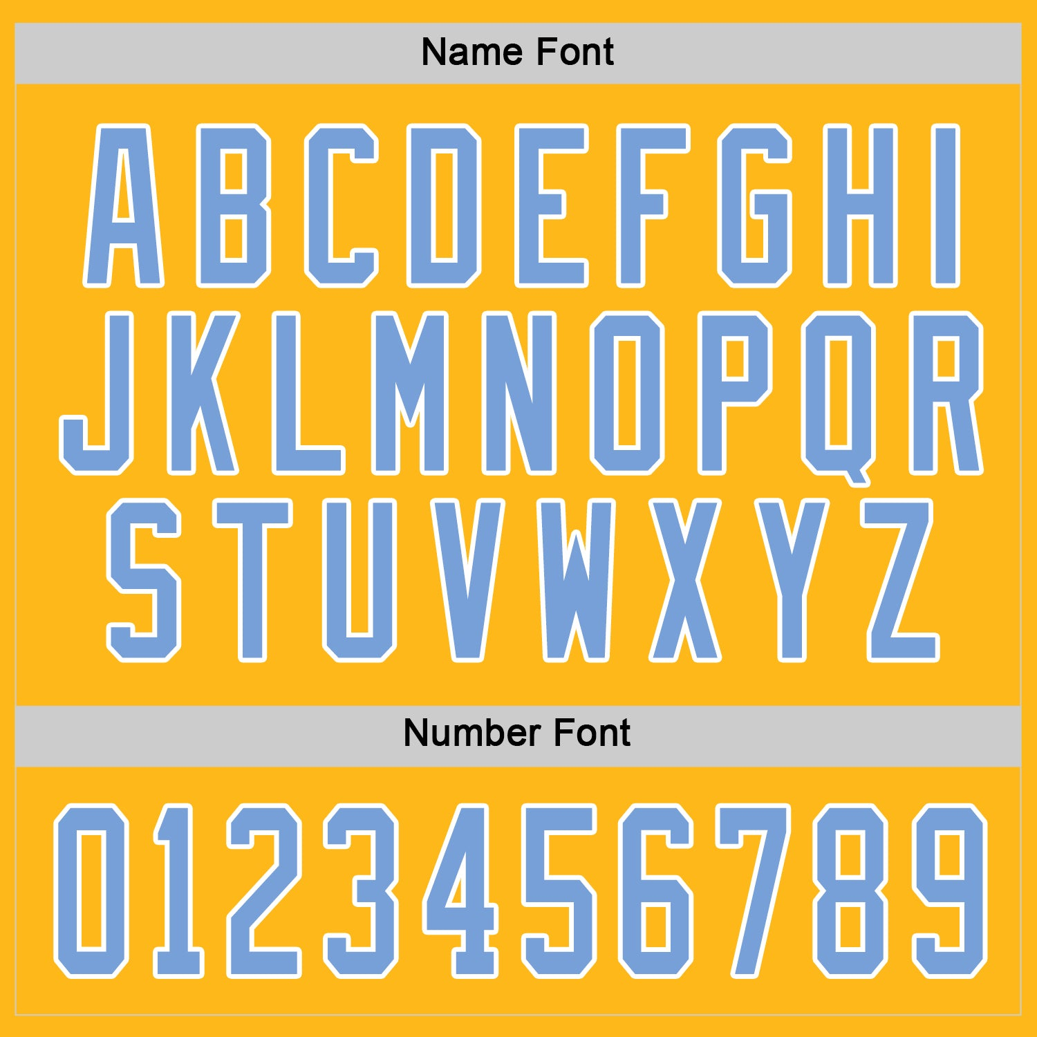 Custom Gold Light Blue-White Hockey Jersey