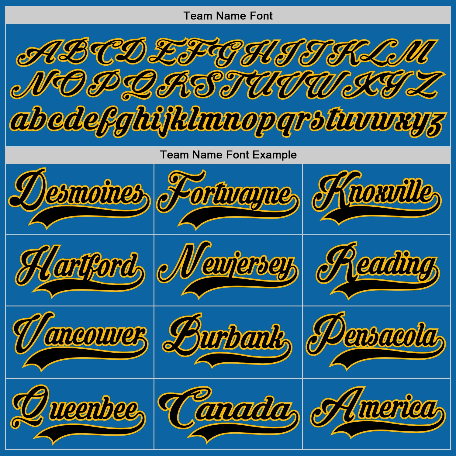 Custom Blue Black-Gold Hockey Jersey