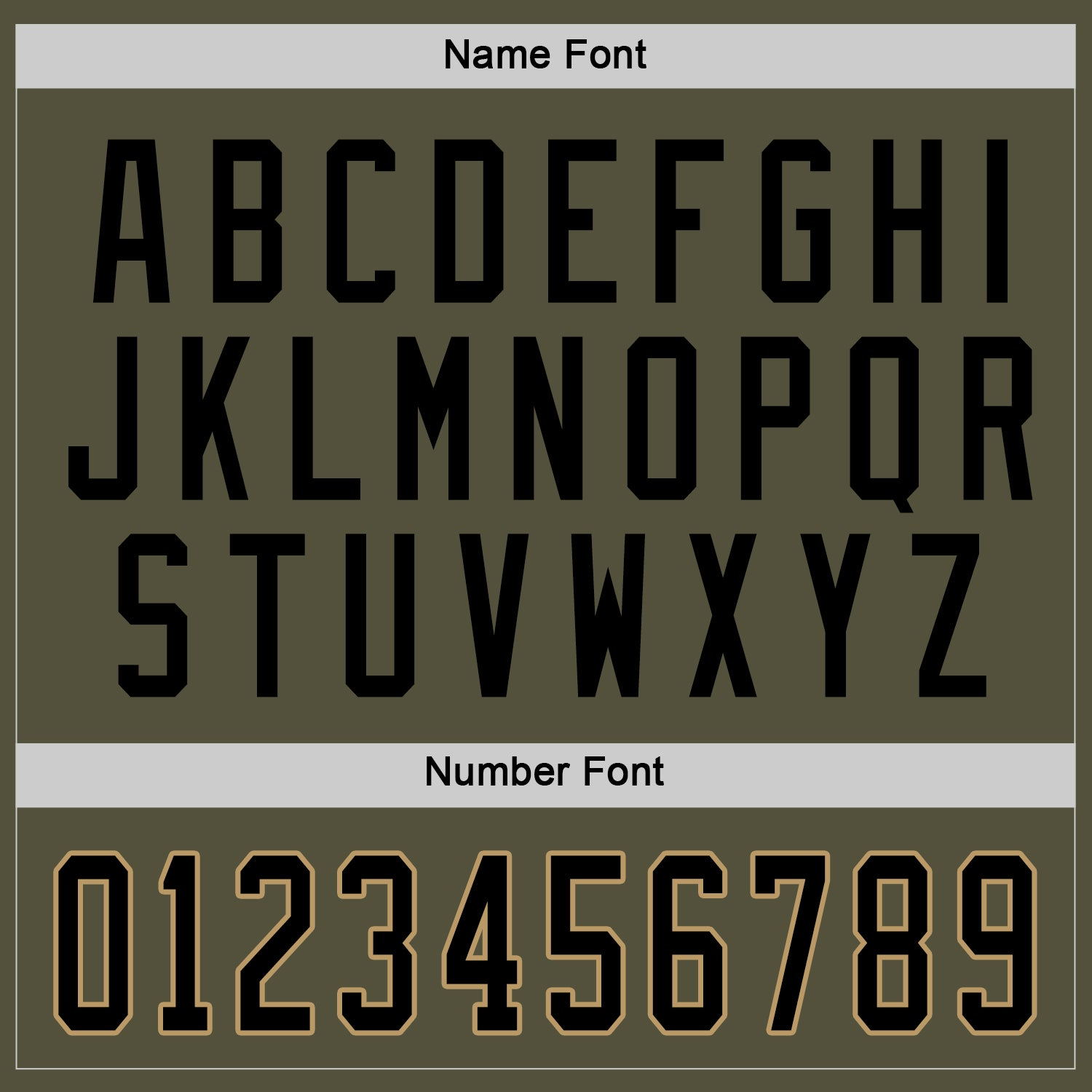 Custom Olive Black-Old Gold Salute To Service Hockey Jersey