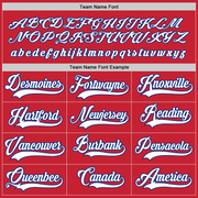 Custom Red White-Royal Hockey Jersey