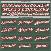 Custom Stitched Green White-Red Sports Pullover Sweatshirt Hoodie