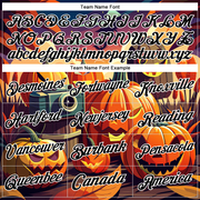 Custom Stitched Black White 3D Halloween Sports Pullover Sweatshirt Hoodie