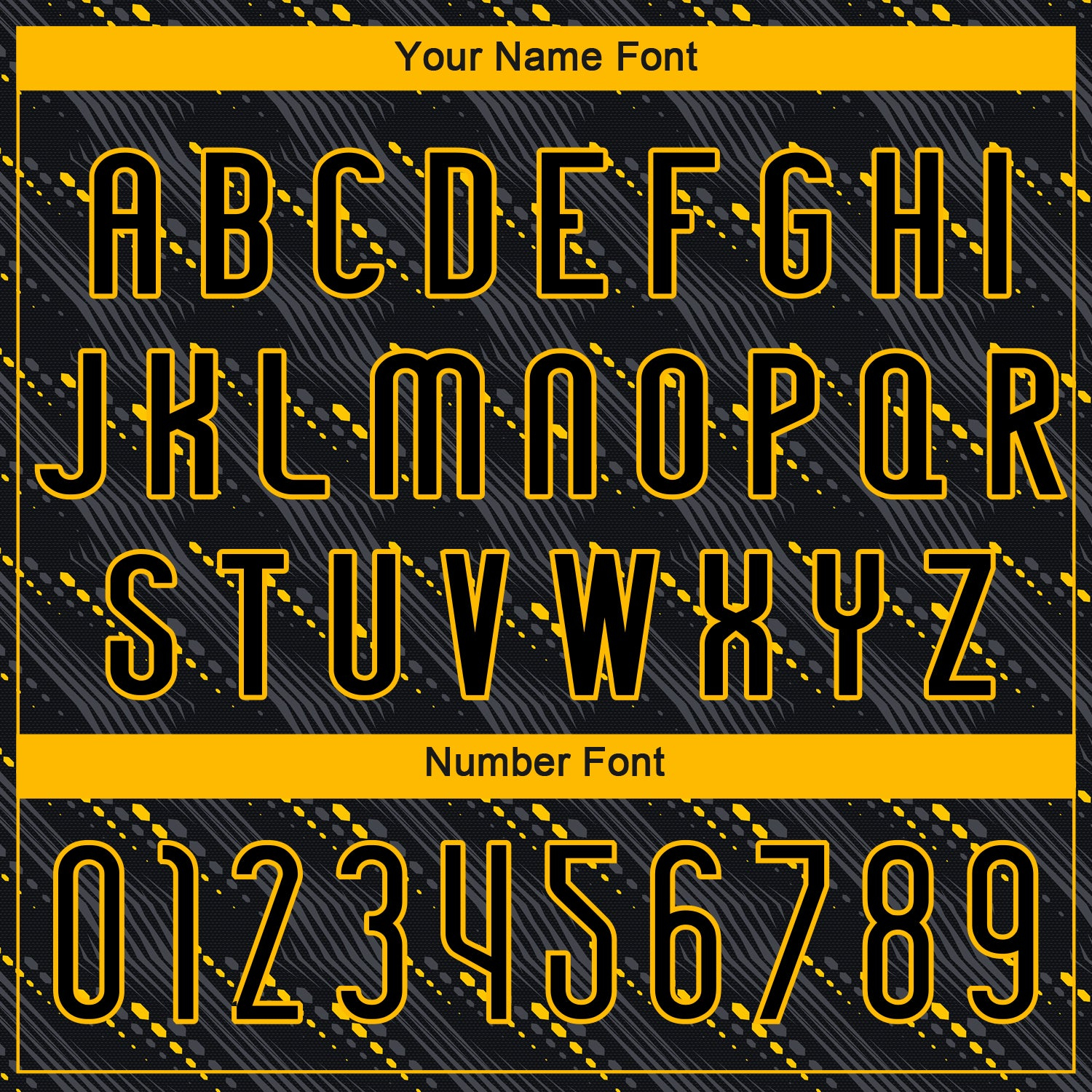 Custom Black Gold Geometric Shape Sublimation Volleyball Uniform Jersey