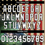 Custom Stitched Black City Cream-Red 3D American Flag And Atlantic Salmon Fish Fishing Sports Pullover Sweatshirt Hoodie