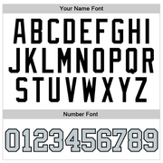 Custom Stitched White Silver-Black Sports Pullover Sweatshirt Hoodie