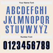 Custom Stitched Cream Black-Blue Sports Pullover Sweatshirt Hoodie