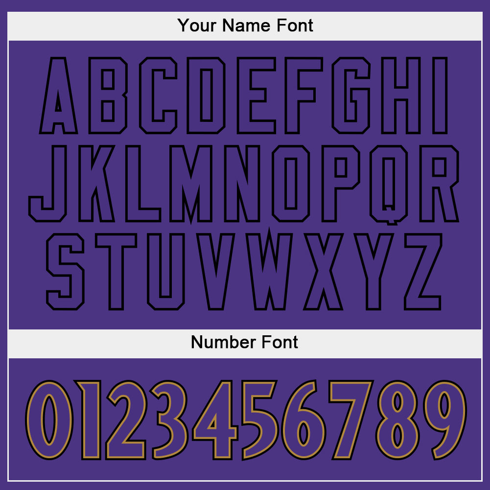 Custom Stitched White Purple-Old Gold Split Fashion Sports Pullover Sweatshirt Hoodie