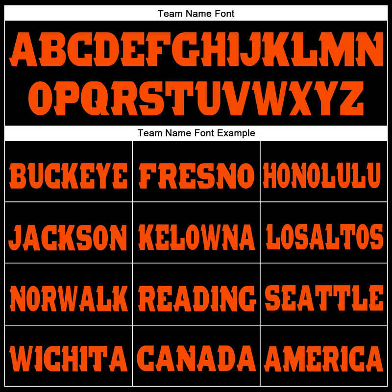 Custom Black Orange Fleece Jogger Sweatpants