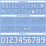 Custom Stitched Light Blue White-Royal Football Pullover Sweatshirt Hoodie