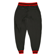 Custom Black Black-Red Sports Pants