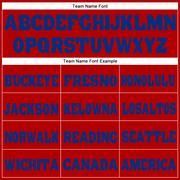 Custom Red Royal Fleece Jogger Sweatpants