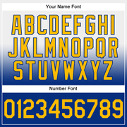 Custom Stitched White Gold-Royal Fade Fashion Sports Pullover Sweatshirt Hoodie