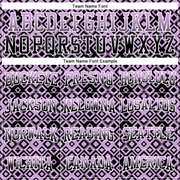 Custom Stitched Light Purple Black-White 3D Pattern Design Geometric Gradient Square Shapes Sports Pullover Sweatshirt Hoodie