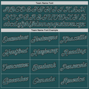 Custom Stitched White Midnight Green-Gray Split Fashion Sports Pullover Sweatshirt Hoodie