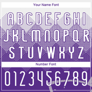 Custom Purple White Geometric Shape Sublimation Volleyball Uniform Jersey