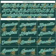 Custom Stitched Kelly Green Kelly Green-White Christmas 3D Sports Pullover Sweatshirt Hoodie