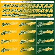 Custom Stitched Green Gold-Cream Gradient Fashion Sports Pullover Sweatshirt Hoodie