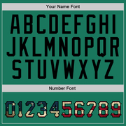 Custom Stitched Kelly Green Vintage USA Flag-Black Sports Pullover Sweatshirt Hoodie