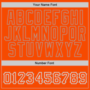 Custom Stitched Orange Orange-Gray Sports Pullover Sweatshirt Hoodie