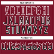 Custom Stitched Crimson Black-White Fade Fashion Arrow Sports Pullover Sweatshirt Hoodie