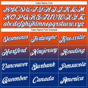 Custom Stitched Orange White-Royal Fade Fashion Sports Pullover Sweatshirt Hoodie