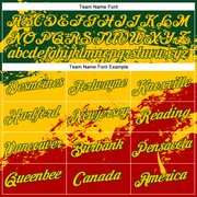 Custom Stitched Green Yellow-Red 3D Pattern Design Black History Month Sports Pullover Sweatshirt Hoodie