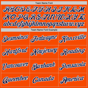 Custom Stitched Orange Navy-White Sports Pullover Sweatshirt Hoodie