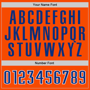 Custom Stitched Orange Royal-White Sports Pullover Sweatshirt Hoodie