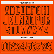 Custom Stitched White Orange-Black Split Fashion Sports Pullover Sweatshirt Hoodie