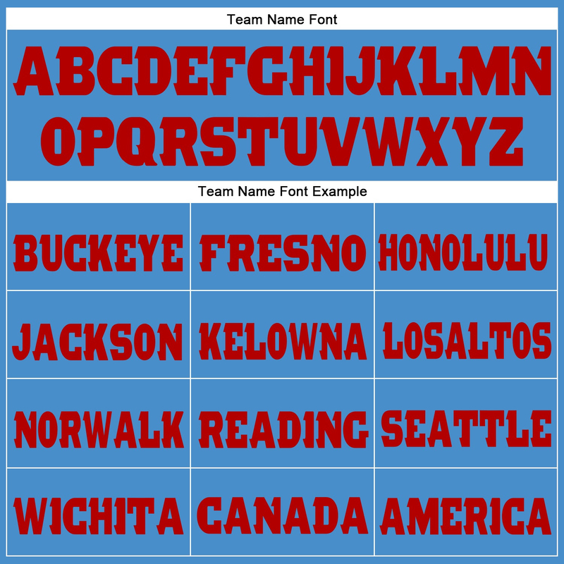 Custom Powder Blue Red Fleece Jogger Sweatpants