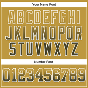 Custom Stitched Old Gold Olive-White Fade Fashion Arrow Sports Pullover Sweatshirt Hoodie