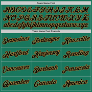 Custom Stitched Kelly Green Black-Old Gold Sports Pullover Sweatshirt Hoodie