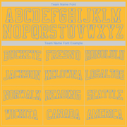 Custom Stitched Gold Gold-Light Blue Sports Pullover Sweatshirt Hoodie