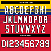 Custom Stitched Red Gold Royal-Black 3D Venezuela Venezuelan Flag Sports Pullover Sweatshirt Hoodie