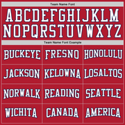 Custom Stitched Red White-Navy Sports Pullover Sweatshirt Hoodie