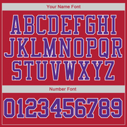 Custom Stitched Red Purple-White Sports Pullover Sweatshirt Hoodie