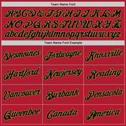 Custom Stitched Red Black-Old Gold Sports Pullover Sweatshirt Hoodie