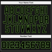 Custom Stitched White Black-Neon Green Split Fashion Sports Pullover Sweatshirt Hoodie