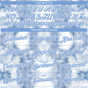 Custom Stitched Tie Dye Light Blue-White 3D Watercolor Sports Pullover Sweatshirt Hoodie