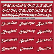 Custom Stitched Red White-Black Sports Pullover Sweatshirt Hoodie