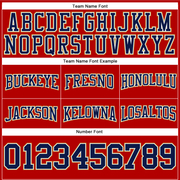 Custom Stitched Red Navy-Old Gold Football Pullover Sweatshirt Hoodie