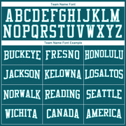 Custom Stitched Aqua White-Aqua 3D Pattern Design Sports Pullover Sweatshirt Hoodie