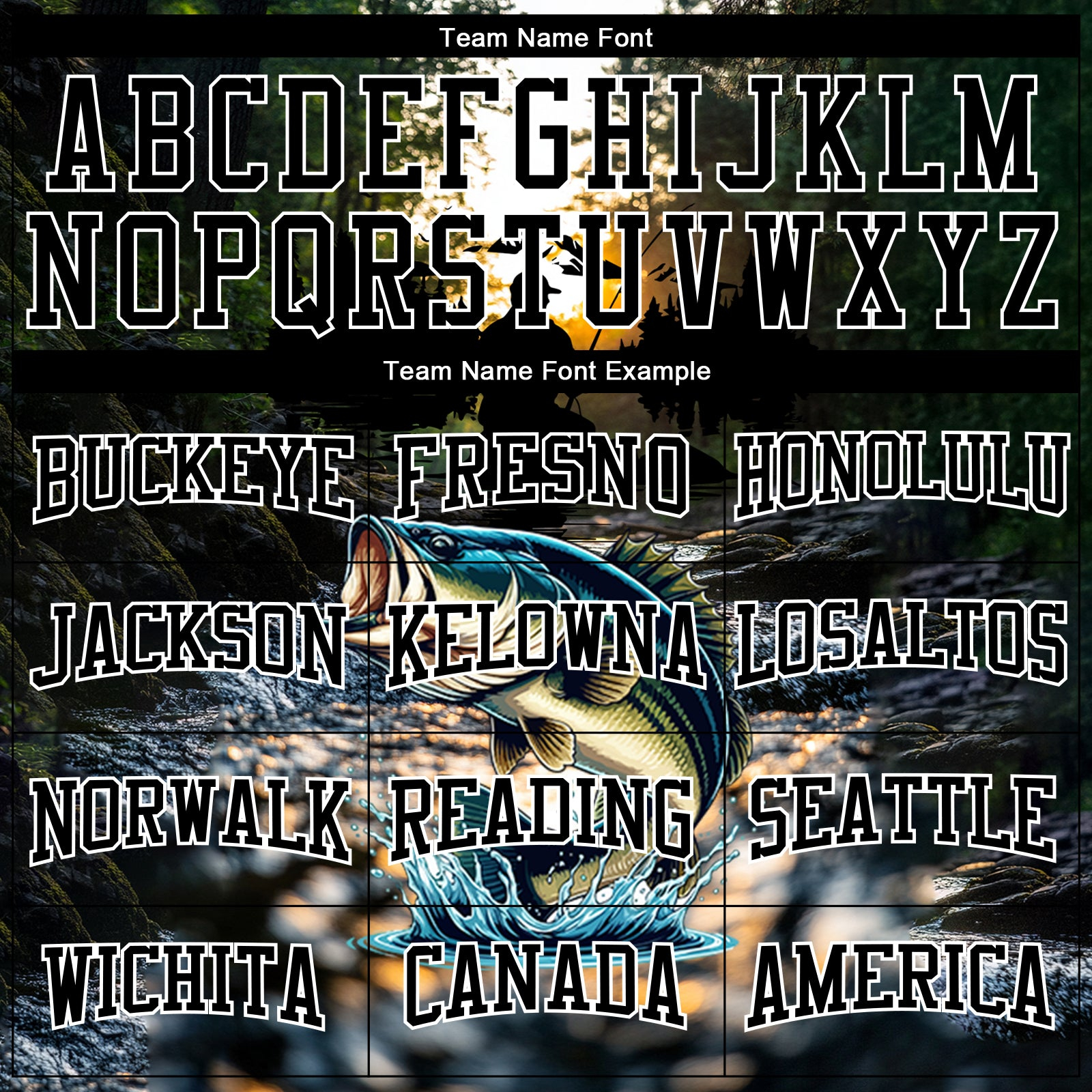 Custom Stitched Black White 3D Largemouth Bass Fish Fishing Sports Pullover Sweatshirt Hoodie