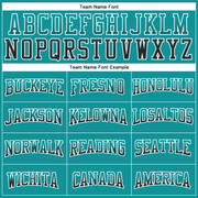 Custom Stitched Teal Black-White Fade Fashion Arrow Sports Pullover Sweatshirt Hoodie