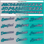 Custom Stitched Aqua Gray-Navy Gradient Fashion Sports Pullover Sweatshirt Hoodie