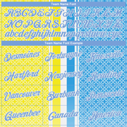 Custom Stitched Gold Light Blue-White 3D Pattern Design Sports Pullover Sweatshirt Hoodie